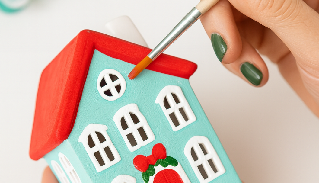 Christmas House Painting