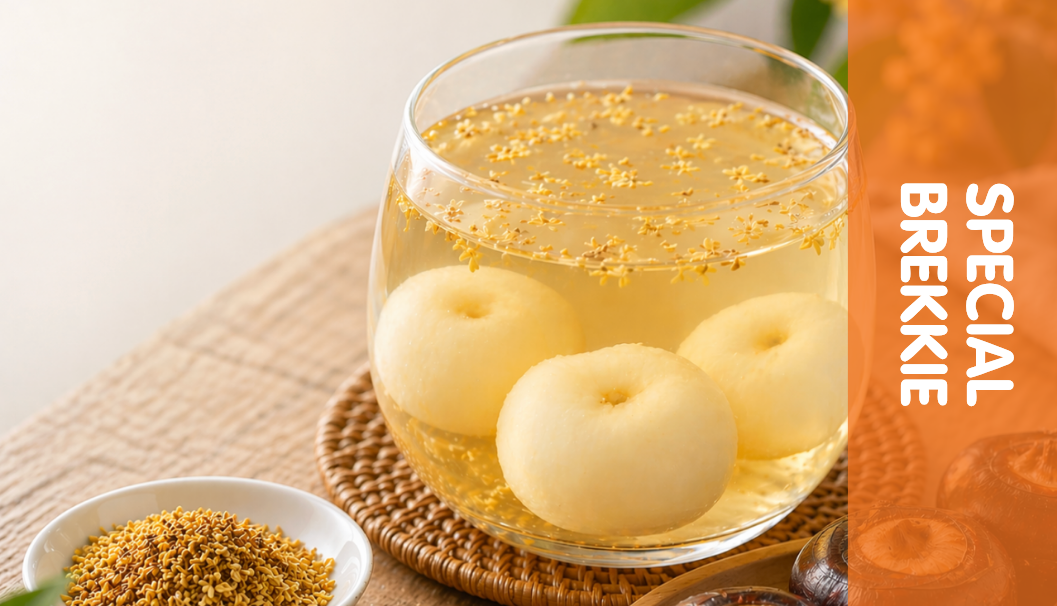 Special Breakfast: Sweet Osmanthus and Water Chestnut Drink