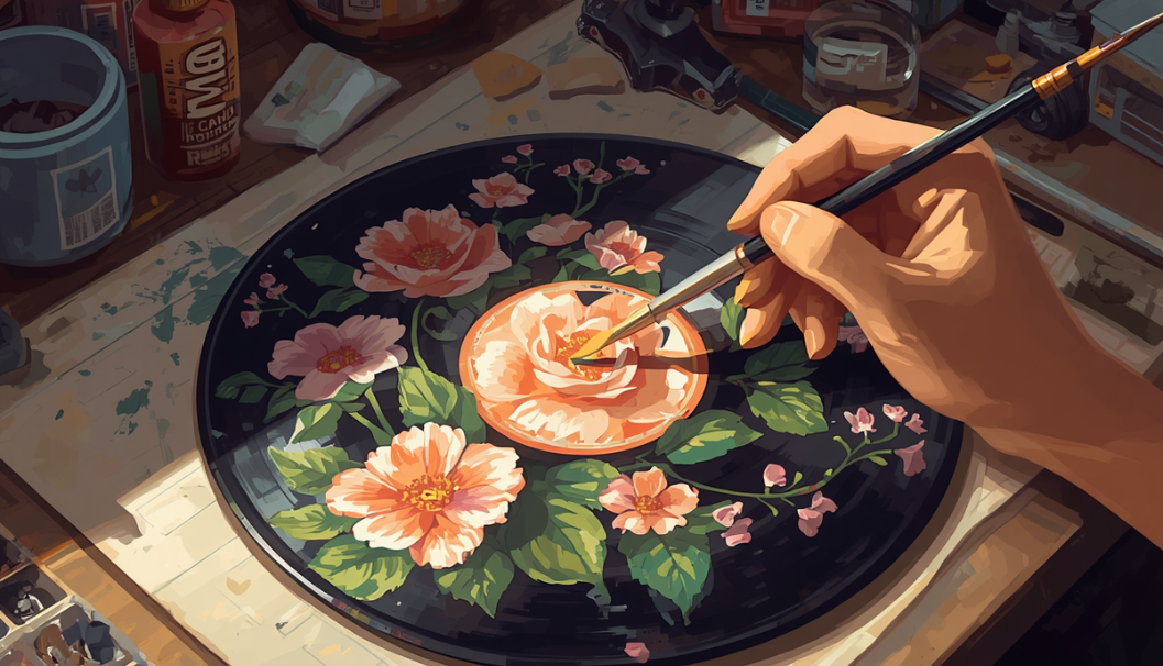 Vinyl Painting